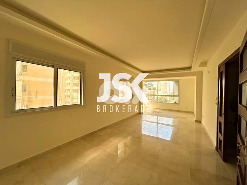 L16077-3-Bedroom Apartment For Rent in Verdun, Ras Beirut 0