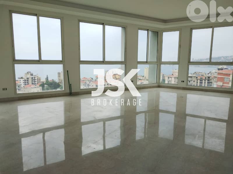 L12337-260 sqm apartment with 260 sqm roof for Sale in Jounieh 0