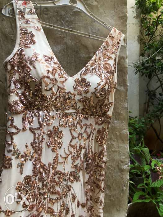 women clothing, Gold dress for ladies,long, evening dress, soo special 1