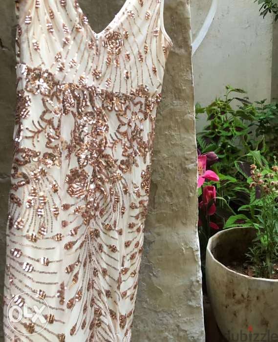 women clothing, Gold dress for ladies,long, evening dress, soo special 6