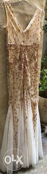 women clothing, Gold dress for ladies,long, evening dress, soo special 7