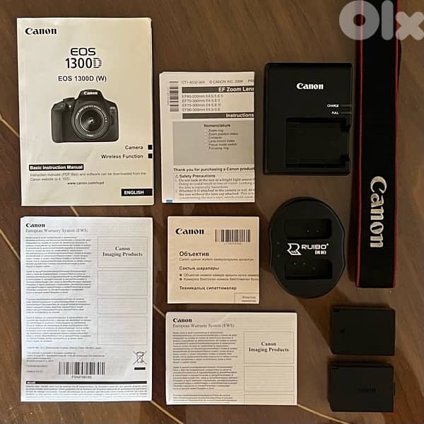 canon eos 1300d like new 2