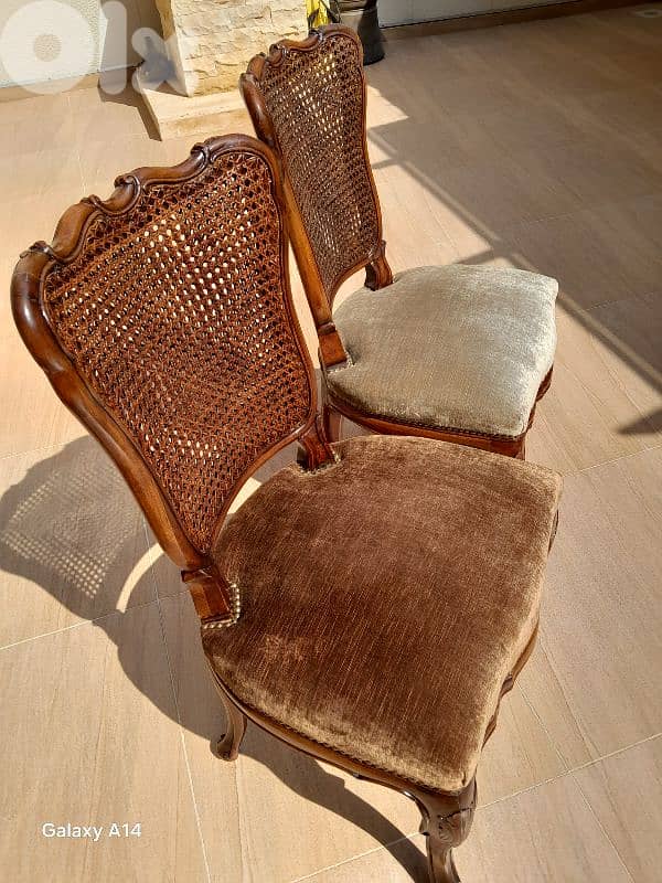 chaise  louis xv 6 piece 0