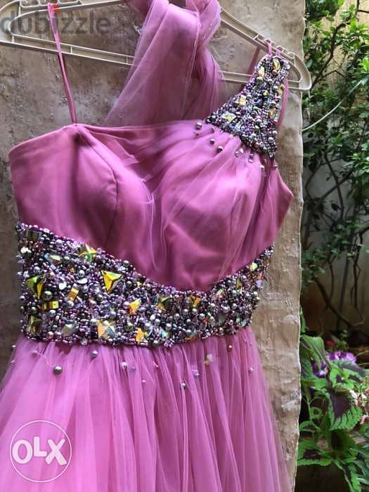 women clothing, evening dress, pink / short dress for ladies 1