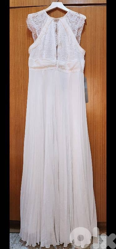 Asos Design engagement white maxi  dress size xl 46 7