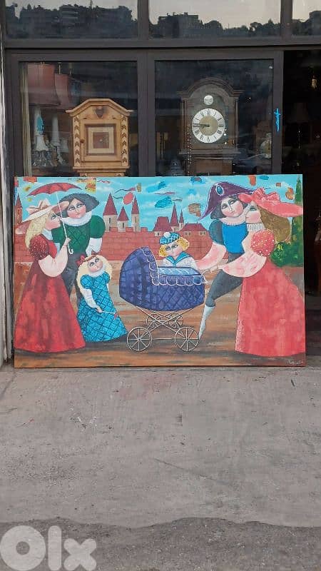 لوحة رسم زيتي روسيّة 0