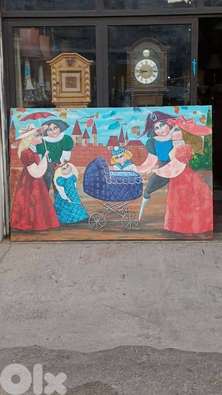 لوحة رسم زيتي روسيّة 1