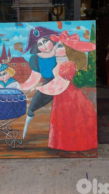 لوحة رسم زيتي روسيّة 3