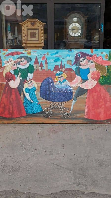 لوحة رسم زيتي روسيّة 6