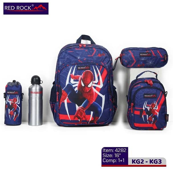 School backpack sets spiderman 0