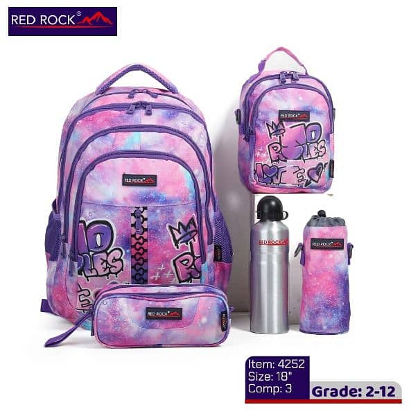 Red Rock Original School bag sets 1