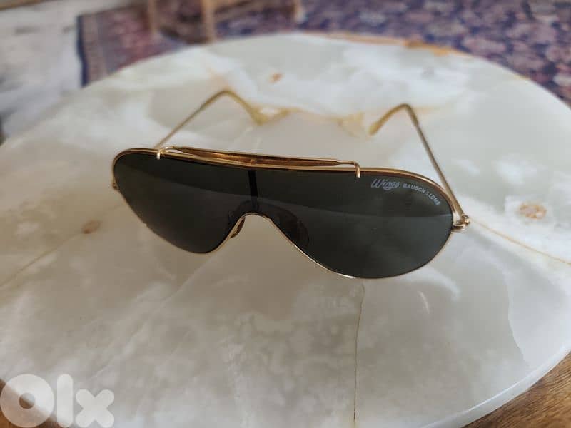 VINTAGE BAUSCH & LOMB RAY-BAN USA SINGLE LEN WINGS SUNGLASSES 2