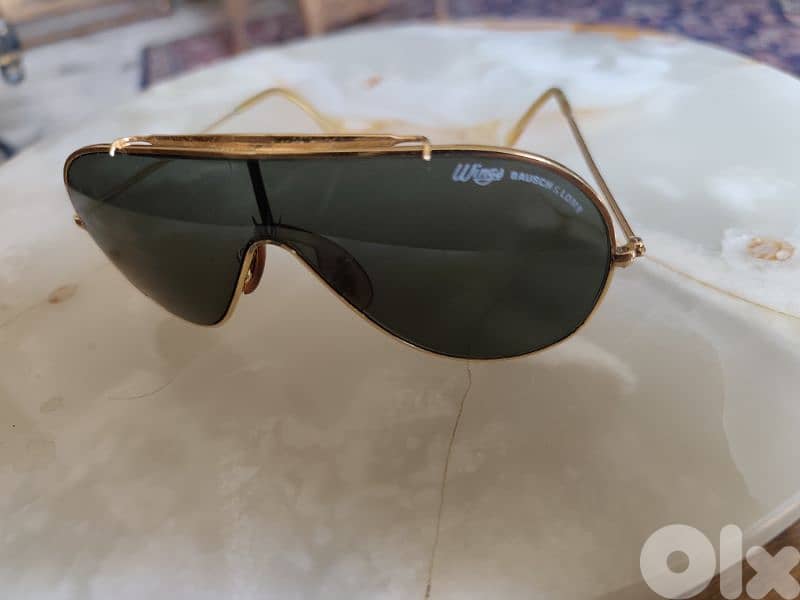 VINTAGE BAUSCH & LOMB RAY-BAN USA SINGLE LEN WINGS SUNGLASSES 3