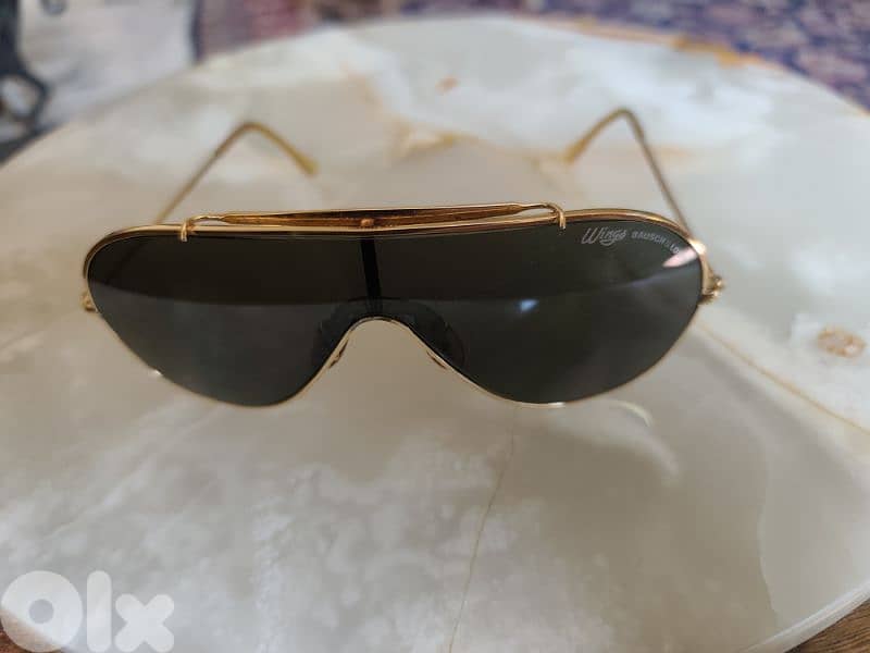 VINTAGE BAUSCH & LOMB RAY-BAN USA SINGLE LEN WINGS SUNGLASSES 4