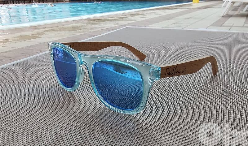 FAITH BRAND (5 till 12) Polarized anti UV, wooden Sunglasses for kids 1