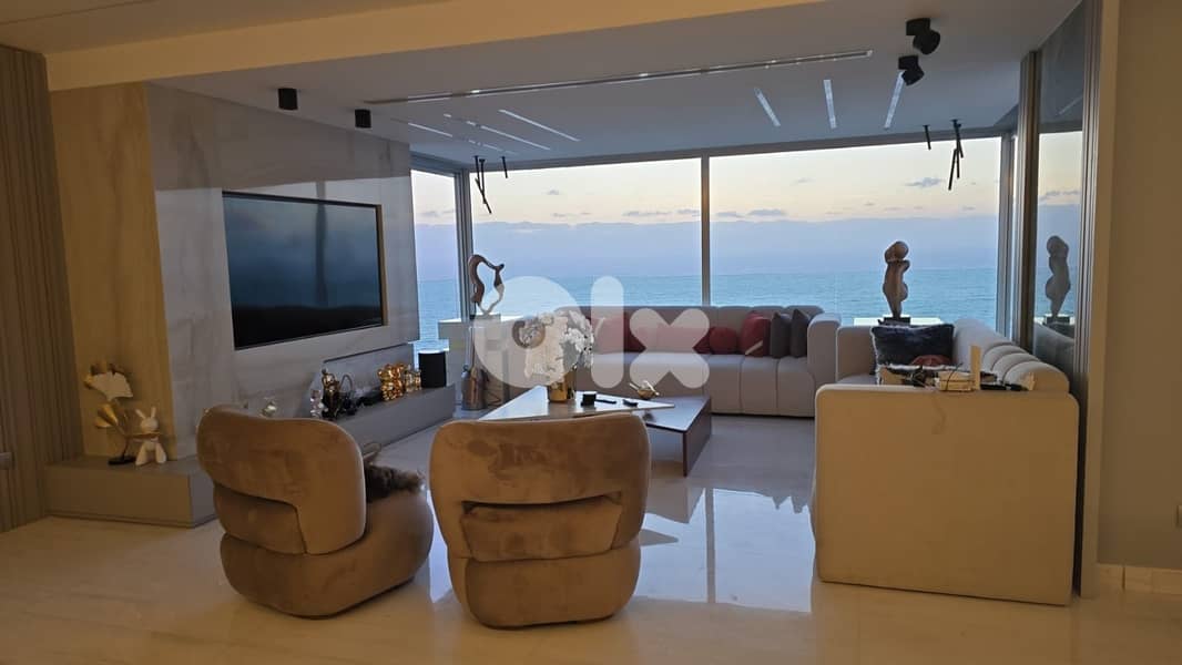 AIN EL MRAISEH 1ST LINE / OPEN SEA VIEW (250Sq) 3 BEDROOMS , (AM-282) 0
