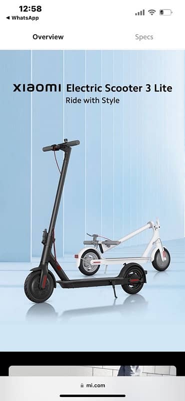 used the scooter 0