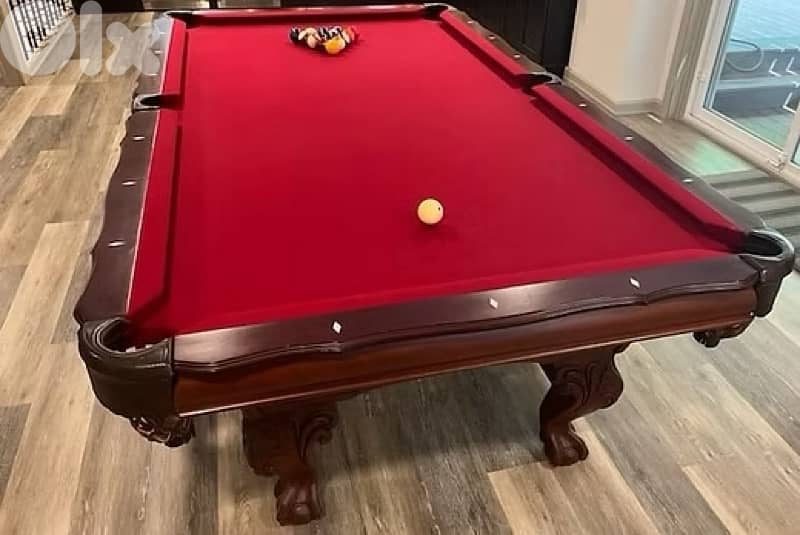 Luxury 8ft Slate Billiard Pool Table Hathaway Augusta - Made in US 8