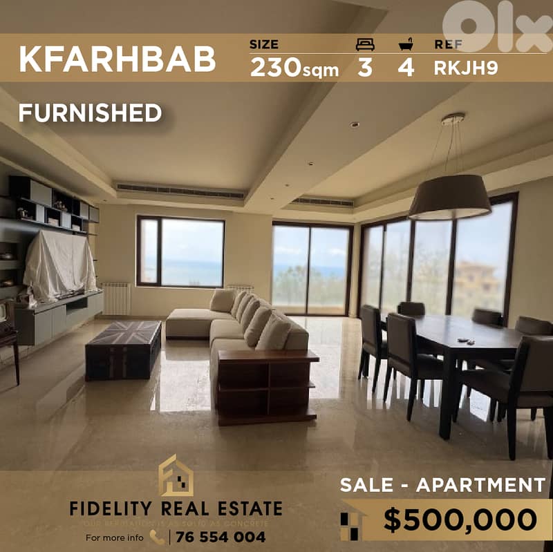 Apartment for sale in Kfarhbab RKJH9 0