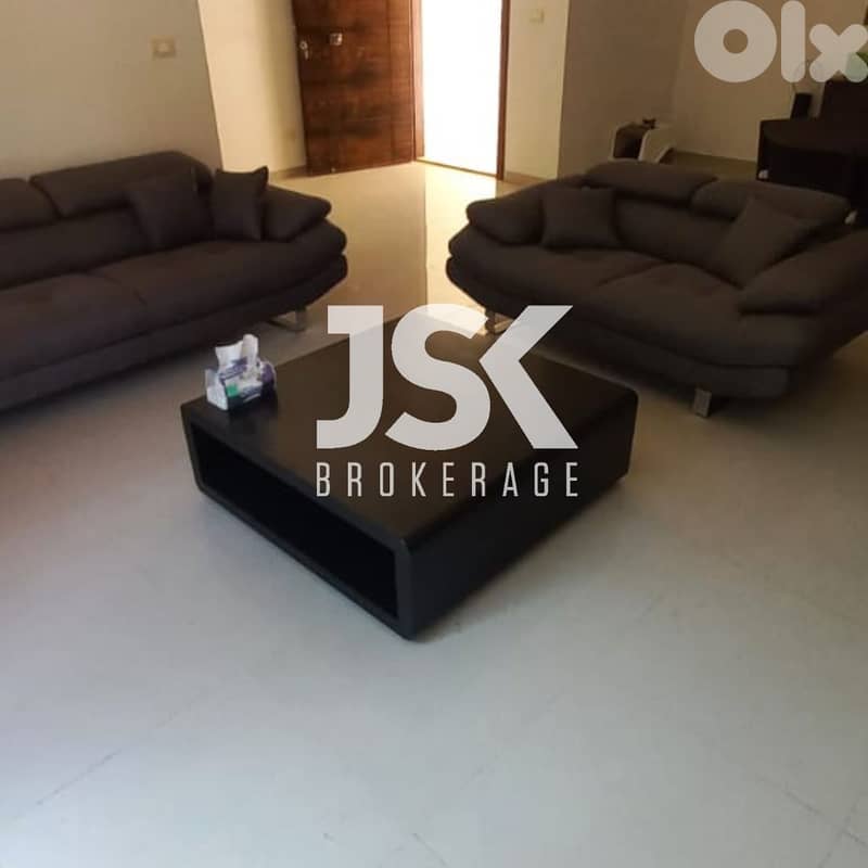 L18877 - Semi-Furnished Apartment With Terrace For Sale in Safra 0