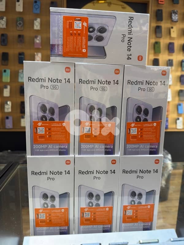 NEW REDMI NOTE 14 PRO 5G 12 RAM 512GB SCREEN WARRANTY 0