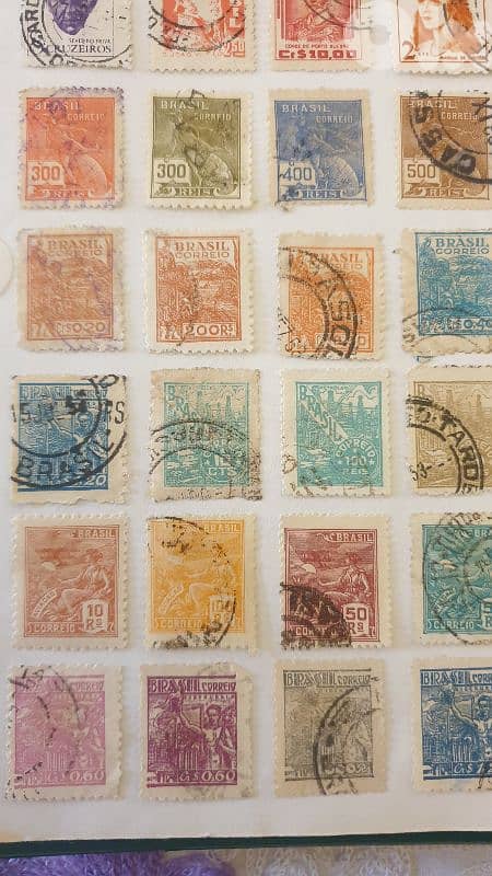 Brasil 1920's-1960's 55 stamps Lot# B-119 2