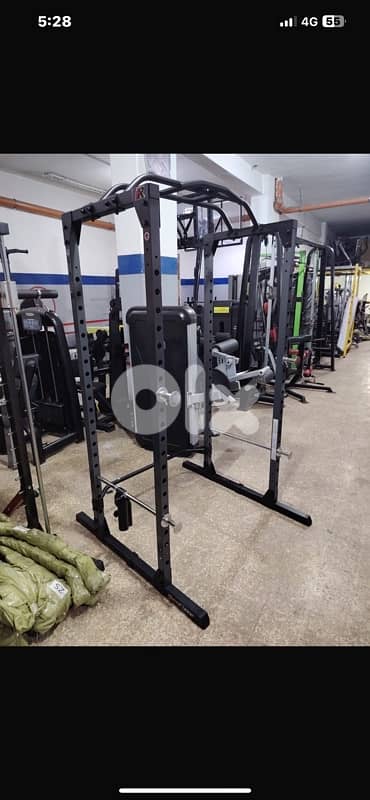 cage and squat rack with land mind 1