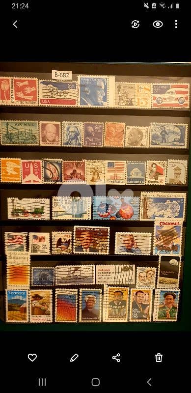 USA since 1960's old 53 stamps Lot # B-681 0