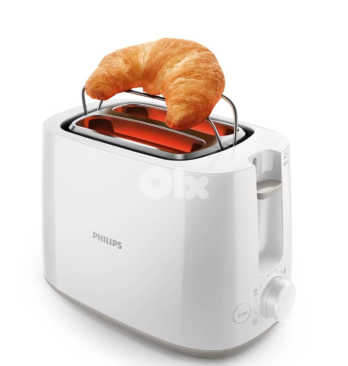 Philips Daily Collection Toaster HD2581 (White) – 2‑Slice, 830 – 900 W 1