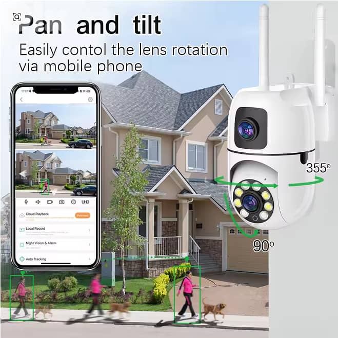 4MP OUTDOOR P2P PTZ IP CAMERA HY-206DS كاميرا مراقبة 0