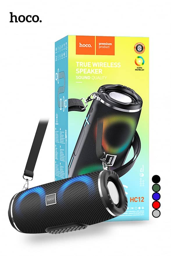 HOCO HC12 TRUE WIRELESS SPEAKER IPX4 WATERPROOF | HC12 وايرلس سبيكر 2