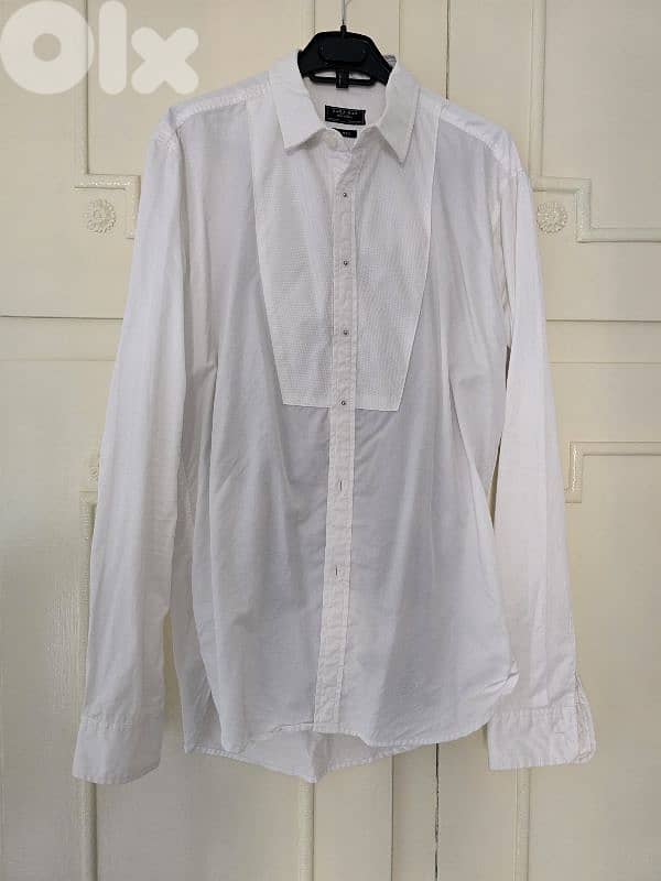 Navy blue check suit 52 2