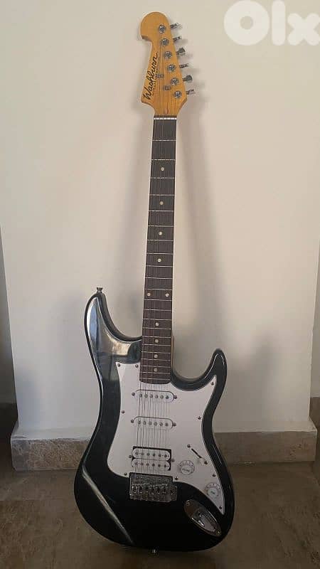 electric guitar with amp 1