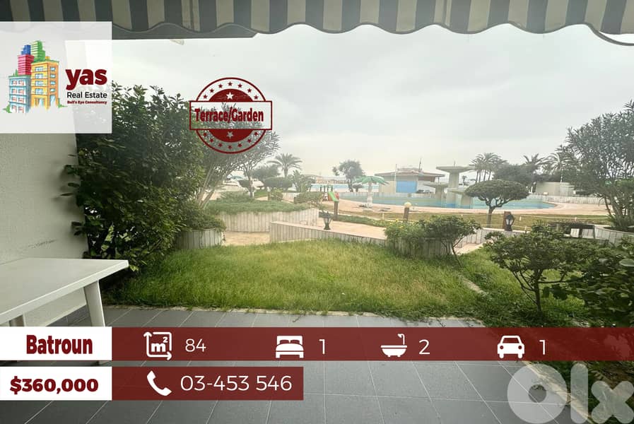 Batroun 84m2 | Garden / Terrace | Luxury | Furnished | Sea View | PA | 0