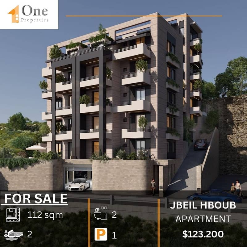 APARTMENTS FOR SALE IN HBOUB/JBEIL 0