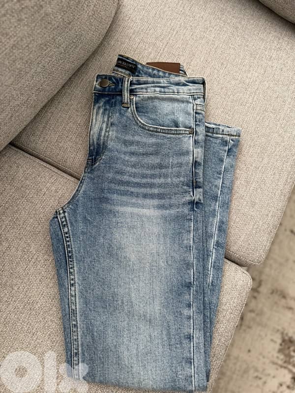 maison brown mom fit jeans size 36 new 1