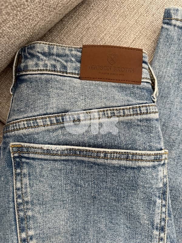 maison brown mom fit jeans size 36 new 2