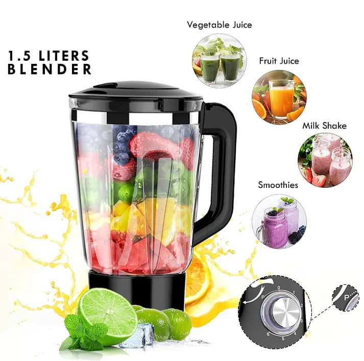 KB ELEMENTS 3 IN 1 KITCHEN STAINLESS STEEL MIXER 8.5 LITERS  ELK85LM 7