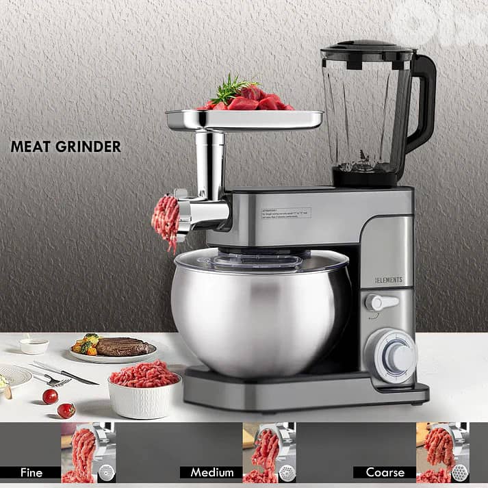 KB ELEMENTS 3 IN 1 KITCHEN STAINLESS STEEL MIXER 8.5 LITERS  ELK85LM 8