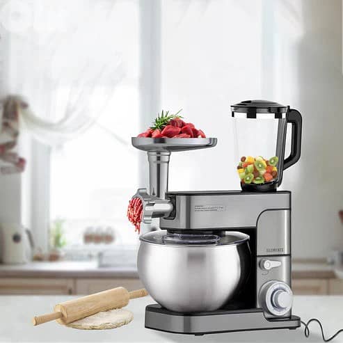 KB ELEMENTS 3 IN 1 KITCHEN STAINLESS STEEL MIXER 8.5 LITERS  ELK85LM 10
