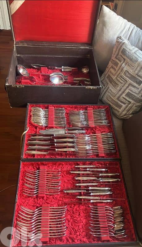 cutlery silver Solingen 120 pieces silver plated with box 0