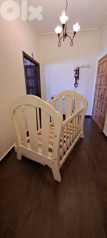 Big White Bed for Babys + Gift 8