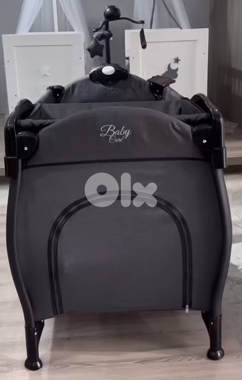 Car seat with crib and swing as new 1