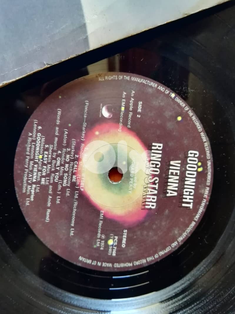 Ringo Starr – Goodnight Vienna vinyl 2