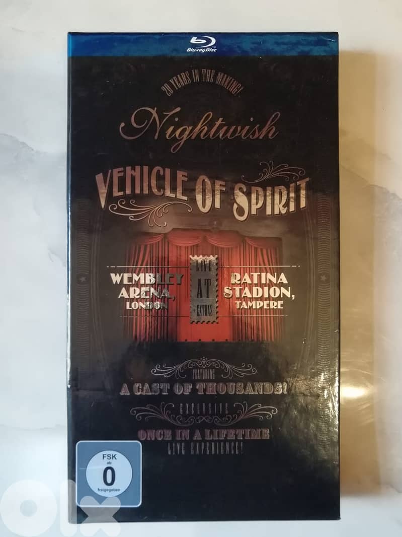 Nightwish – Vehicle Of Spirit Double Blu-ray box set including The Wem 0