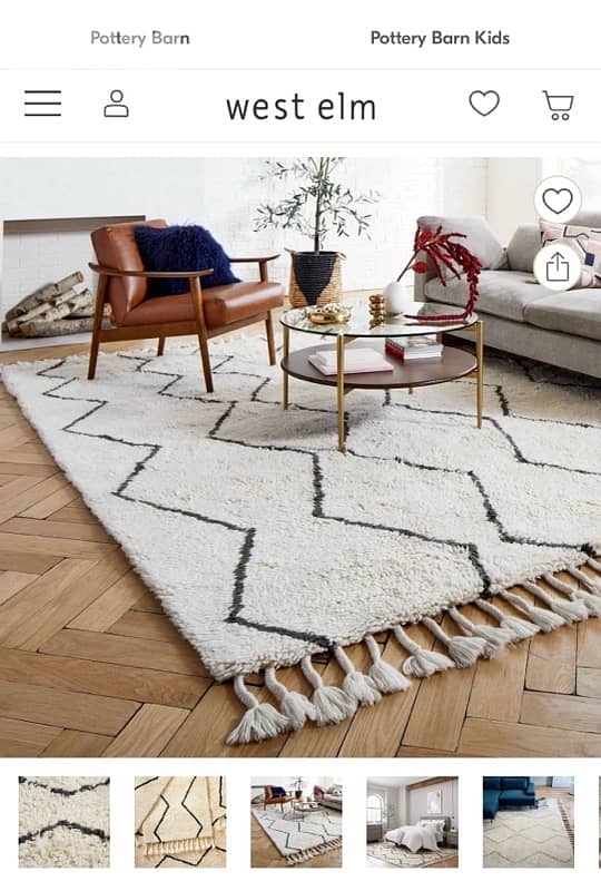 Wool rug - excellent condition 0