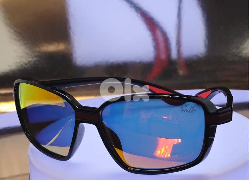 FAITH brand red mirror Polarized Sunglasses with UV protection 3