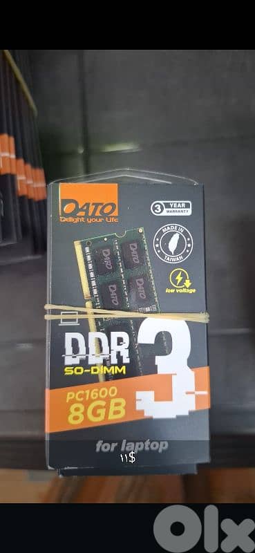 DDR3/DDR4 ram laptop 4/8/16GB STOCK 8