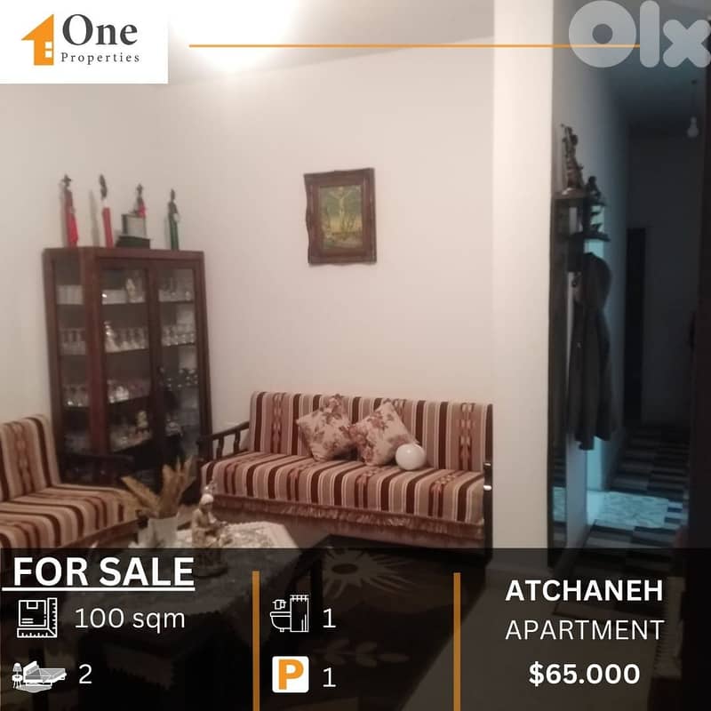 APARTMENT FOR SALE IN ATCHANEH / METN 0