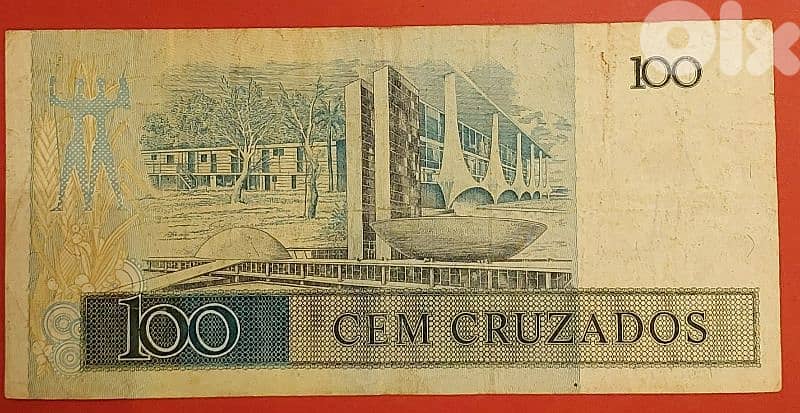 Brasil 100 Cruzados 1986 P-211 1